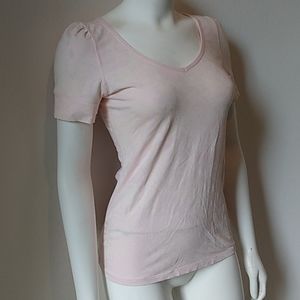 Lululemon short sleeve top, no size tag, pink